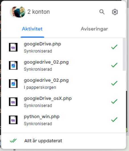 Ikonen Google Drive
