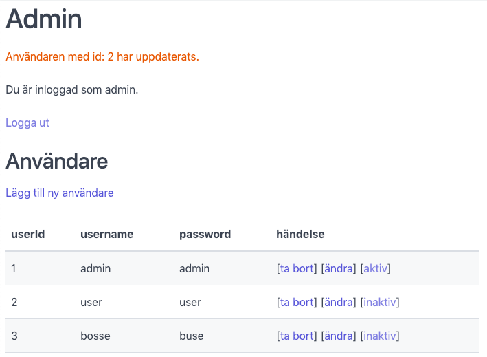 Webbsidan